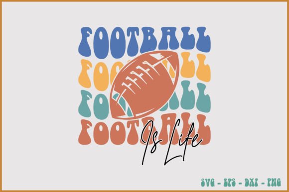 Football is Life Retro Svg Design Review