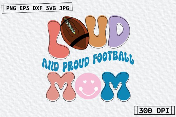 Football Retro Graphics for Crafts and Design