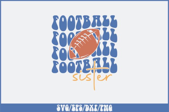 Football Sister Retro SVG Design Review
