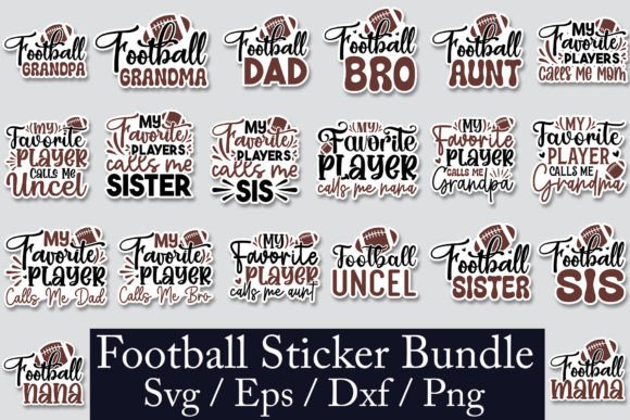 Football Sticker Bundle: Graphics & Crafts Review