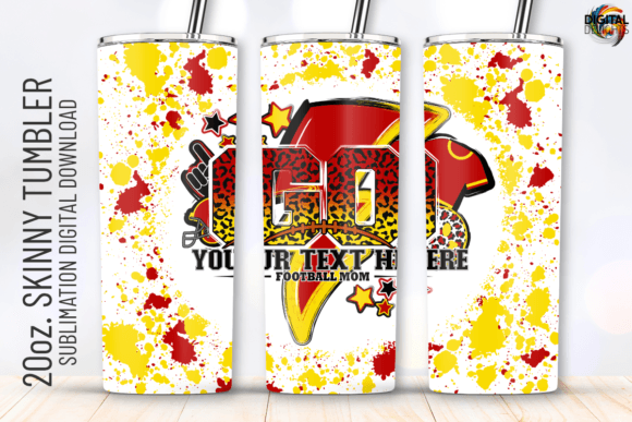 Go Football Red Yellow Tumbler Wrap Graphics Review