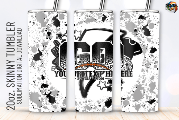 Go Football White Black Tumbler Wrap Graphics Review