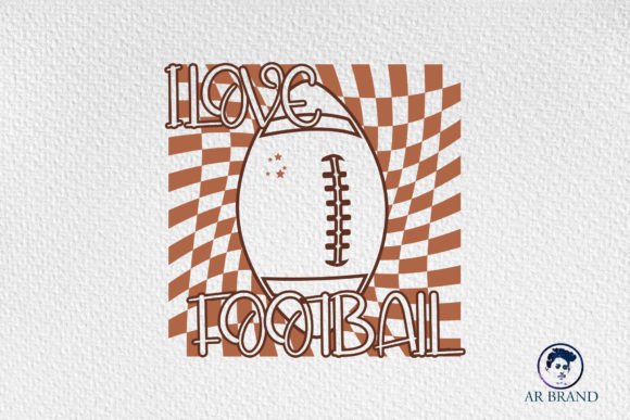 I Love Football Svg Design: Graphics & Crafts