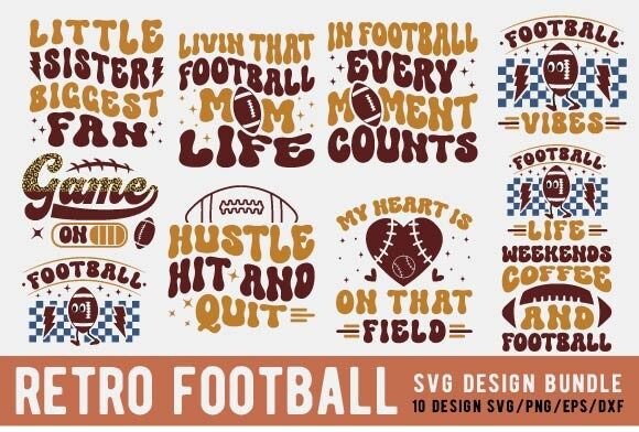 Retro Football SVG Bundle: Graphics & Crafts Review