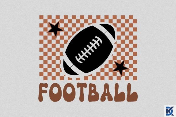 Retro Football Svg for Crafts and Graphics